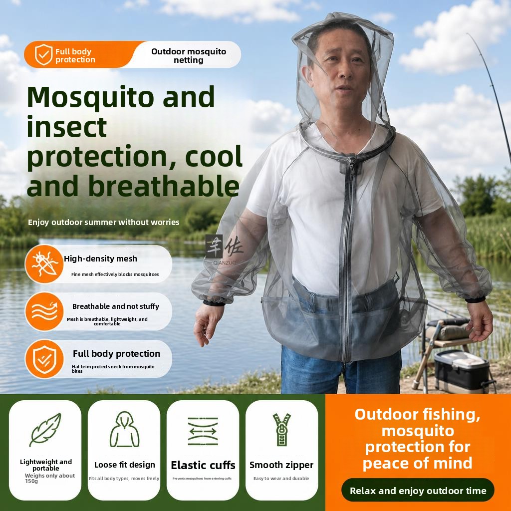 Summer Nights Clothing - Men's Anti-Mosquito Clothing Ultra-Thin Quick-Drying Mesh