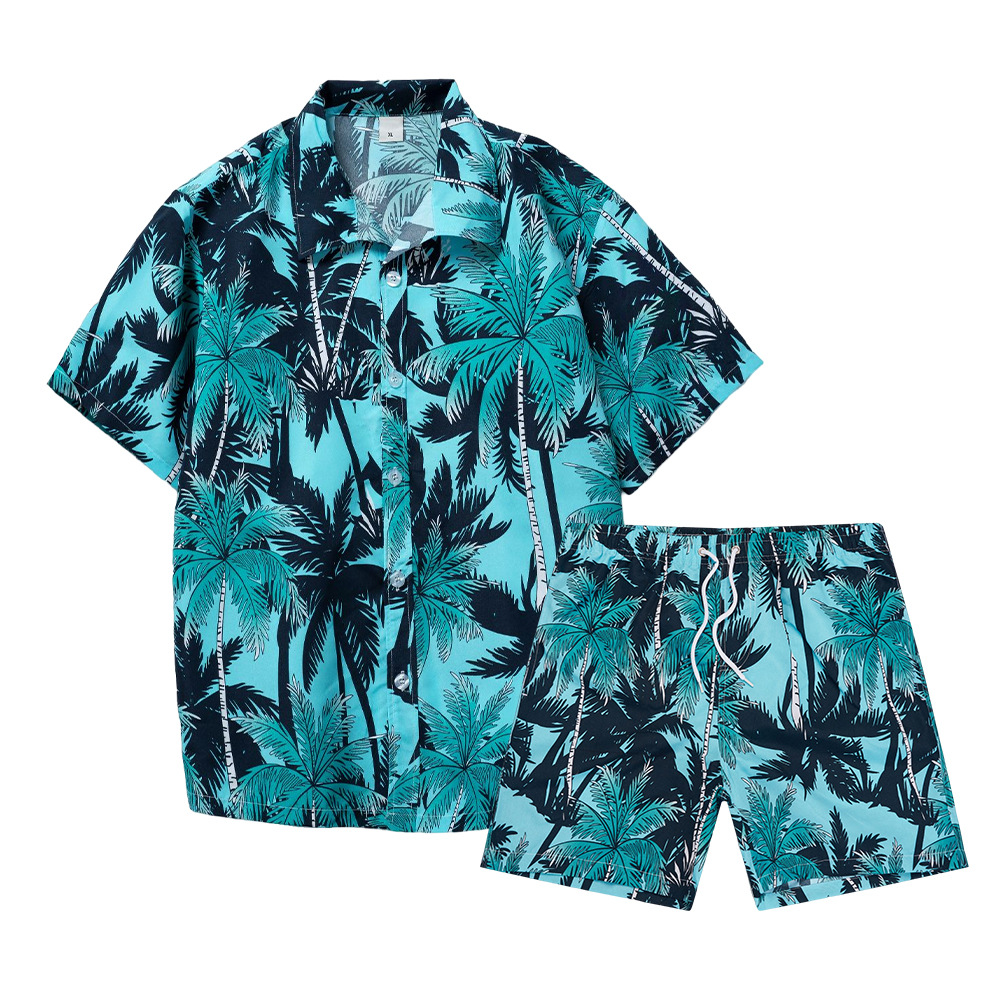 Summer Clothing Trends - Hawaiian Coconut Tree 3D Print Men