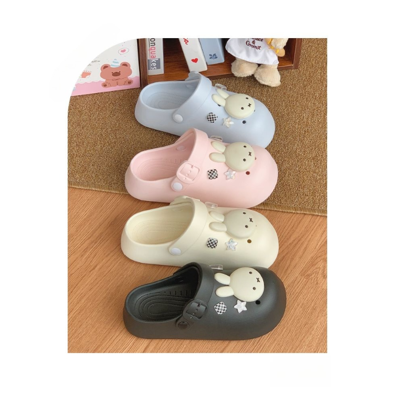 Summer Clothing Cartoon - Miffy Rabbit Thick soled Arch Support