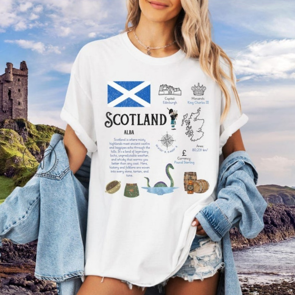 Summer Clothing Edinburgh - Scotland UK T-Shirt Edinburgh Shirt Scottish