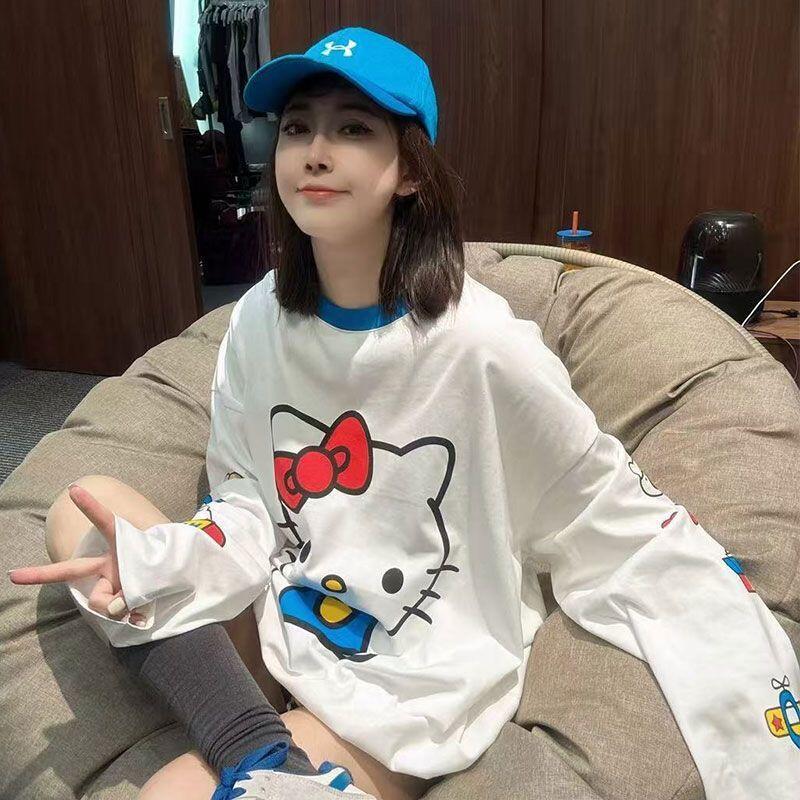 Summer Clothing Styles For Women - Long-Sleeved Hello Kitty Summer New Style