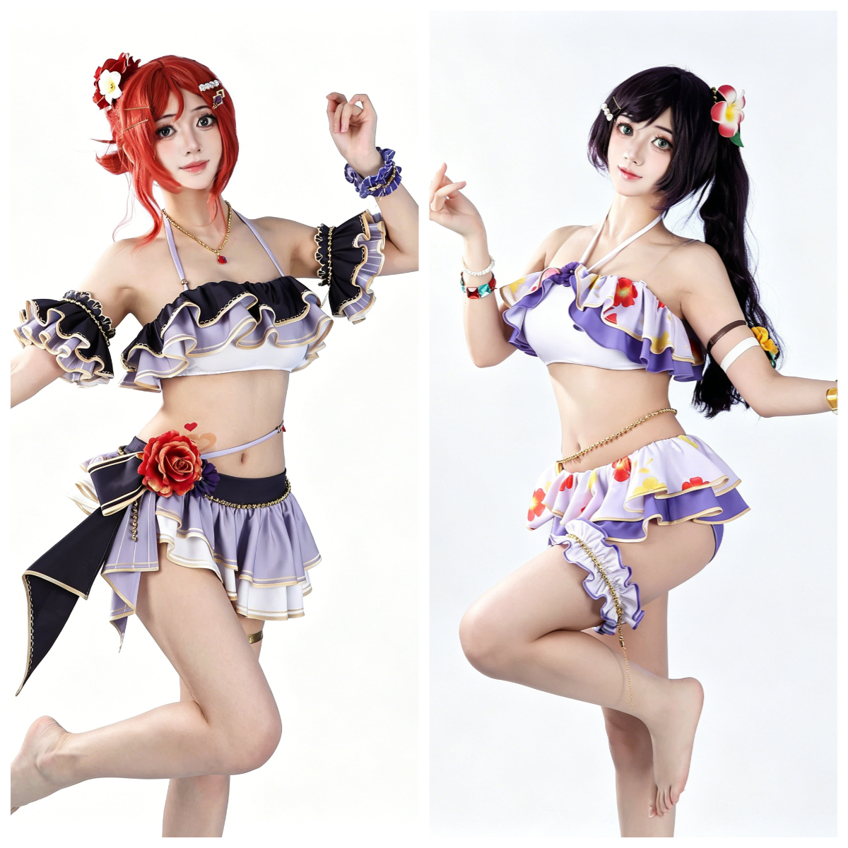 Summer Clothing Cartoon - LoveLive! μ's Nozomi Tojo Maki Nishikino