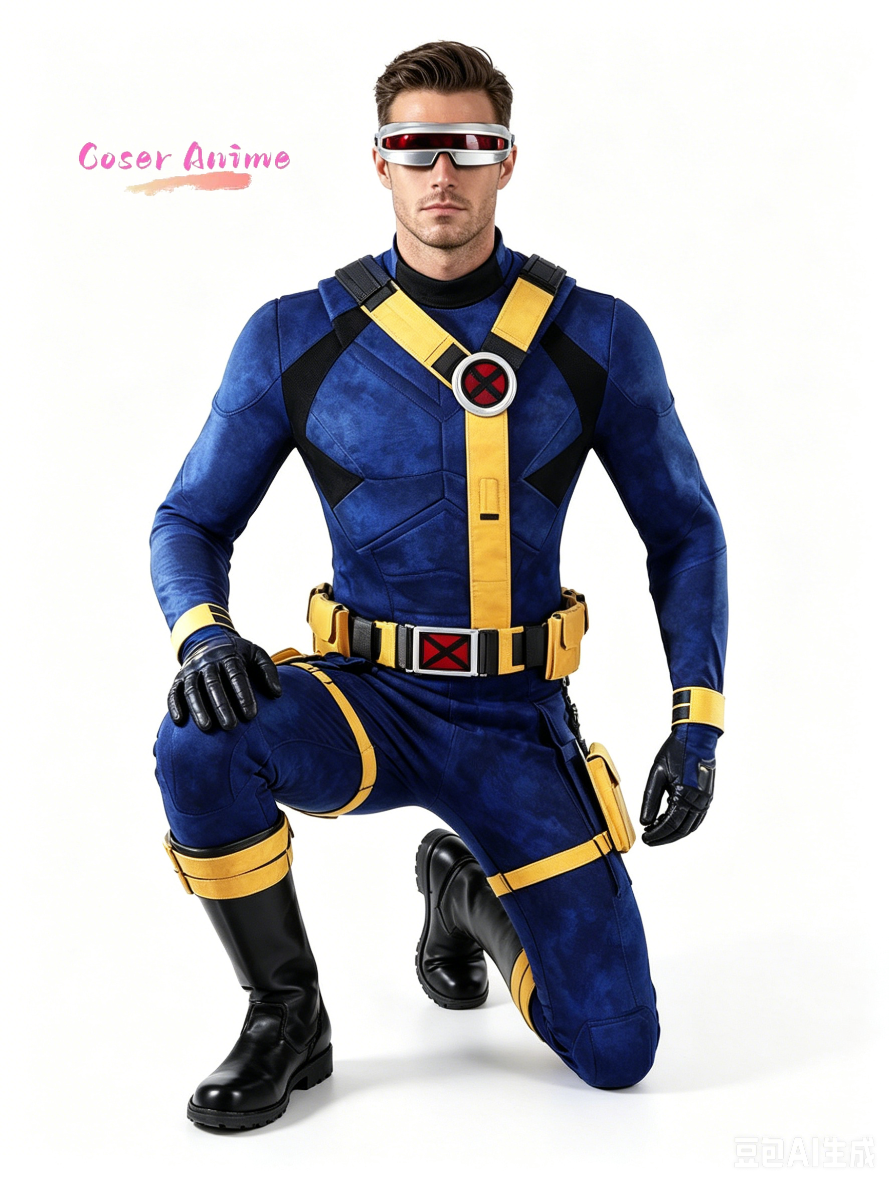Summer Clothing Cartoon - Scott Summers Cyclops Cosplay Costume Uniform