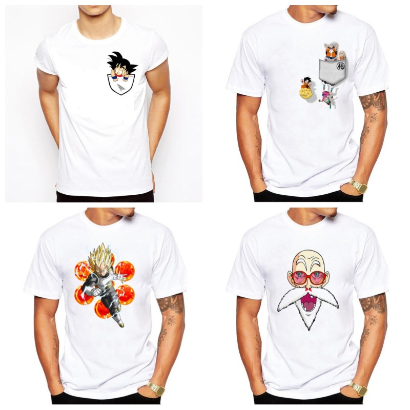 Summer Clothing Cartoon - Dragon Ball Son Goku T-shirt Anime