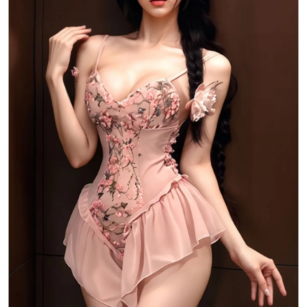 Summer Clothing For 60 Year Old Woman - Sexy Slim Spliced Embroidered sleeveless bodysuits