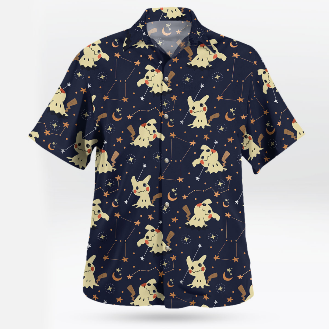 Summer Nights Clothing - Mimikyu Night Sky Hawaiian Shirt –