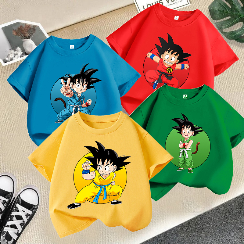 Summer Clothing Cartoon - Dragon Ball Goku T-shirt Children's Clothing