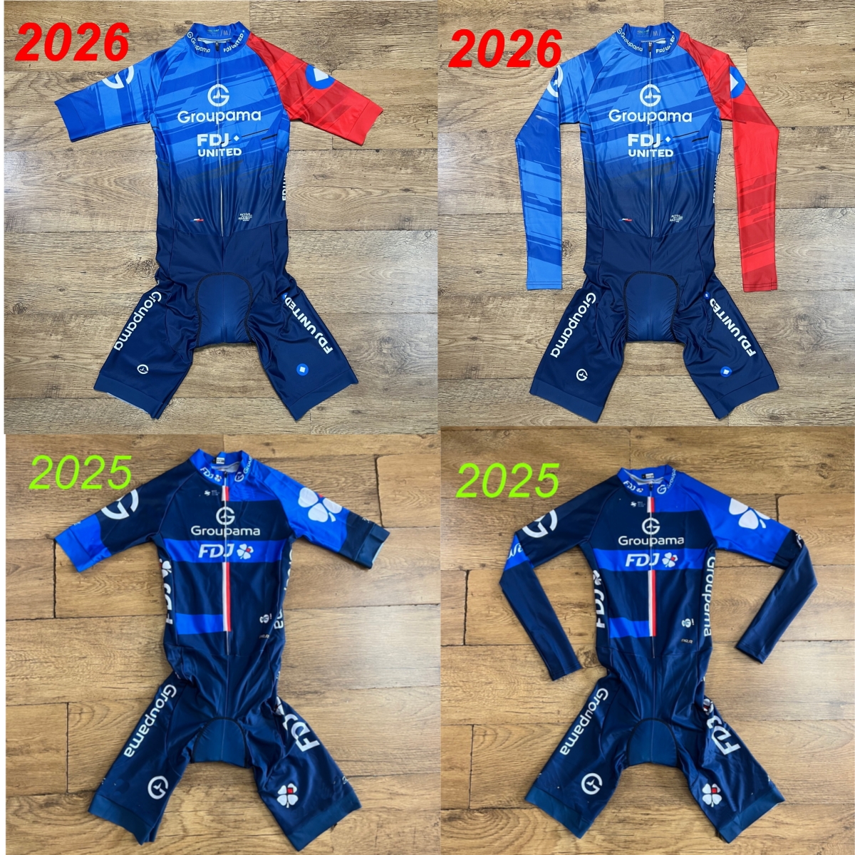 Summer Clothing Material - LASER CUT Skinsuit 2026 2025 GROUPAMA