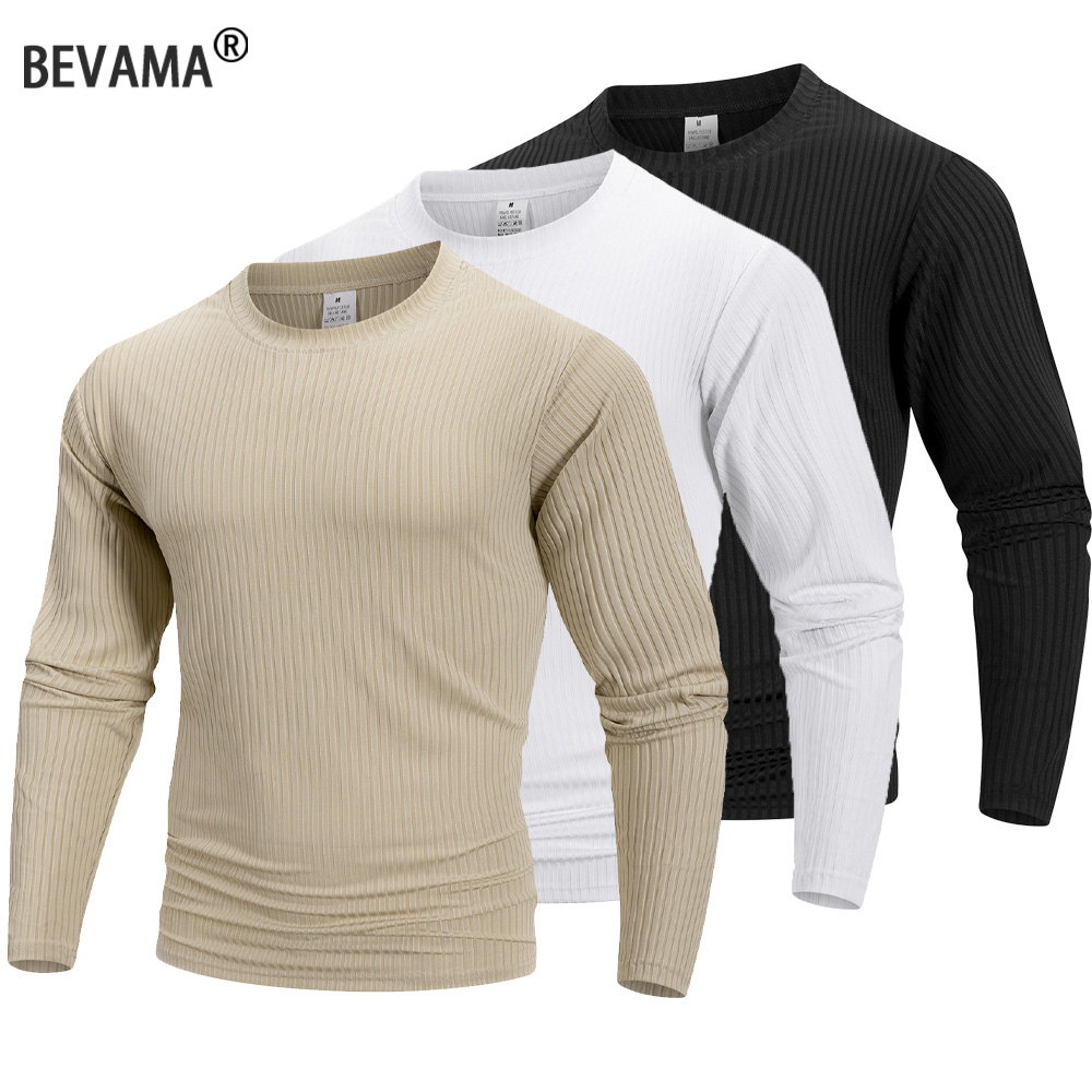 Summer Clothing Trends - Spring Summer Men's Crew Neck Long