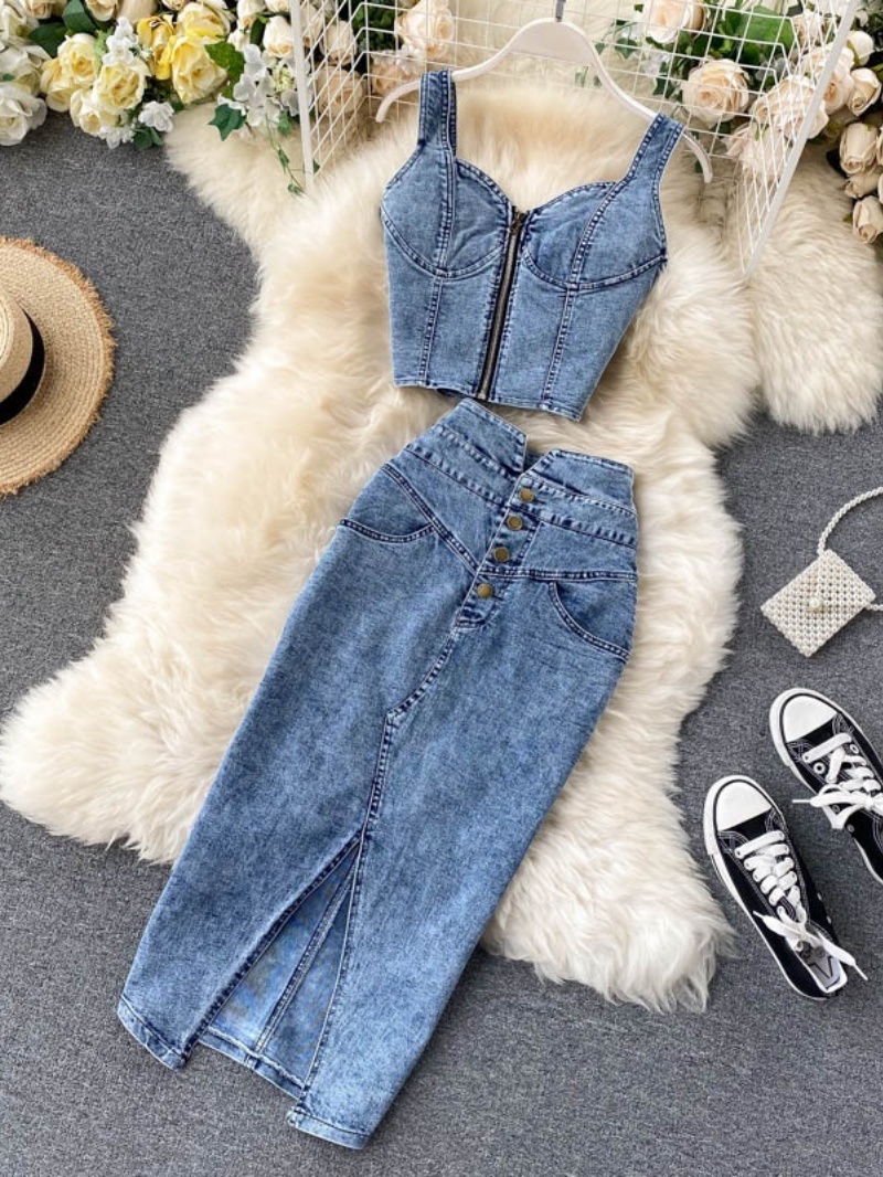 Summer Clothing Bundle - Fashion Denim 2 Piece Sets Women