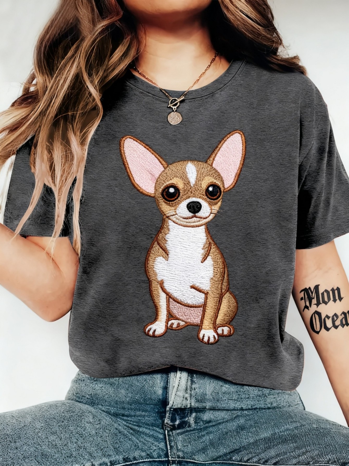 Summer Dog Clothing - Plus size women's short sleeve T-shirt