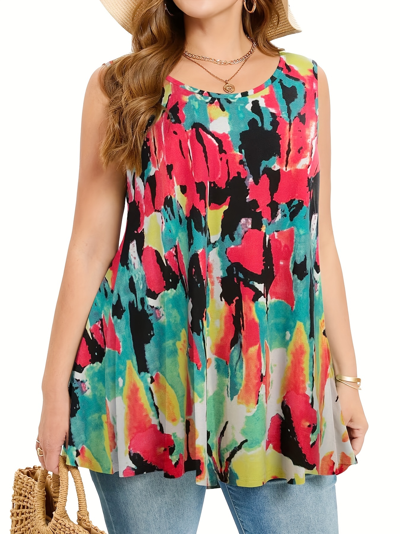 Summer Upf Clothing - Plus Size Bohemian Casual Vest Women's