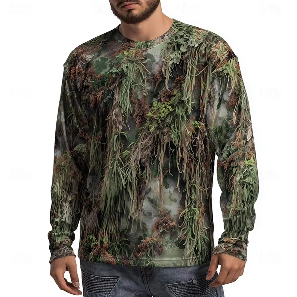 Men's Camo Animal Print Long S - Summer Outdoor Clothing avaliação e preço