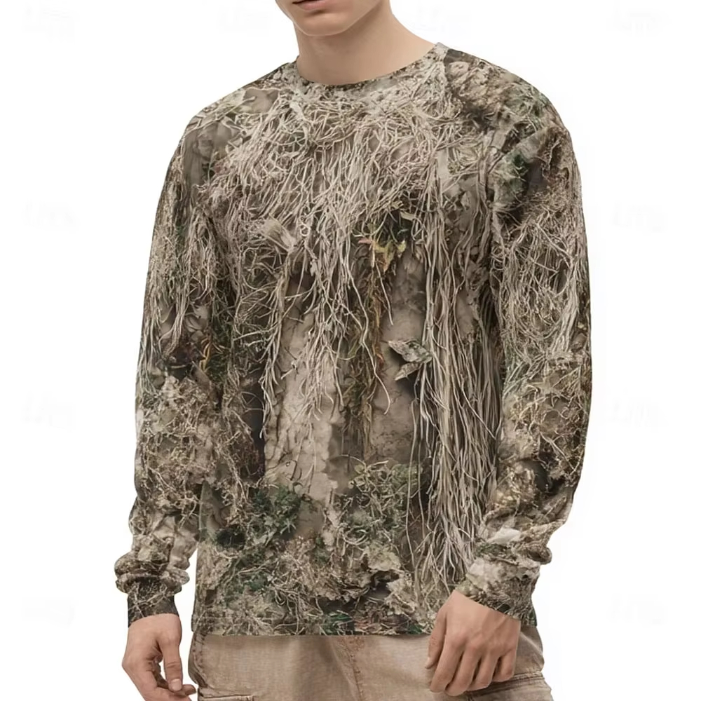 Men's Camo Animal Print Long S - Summer Outdoor Clothing avaliação e preço