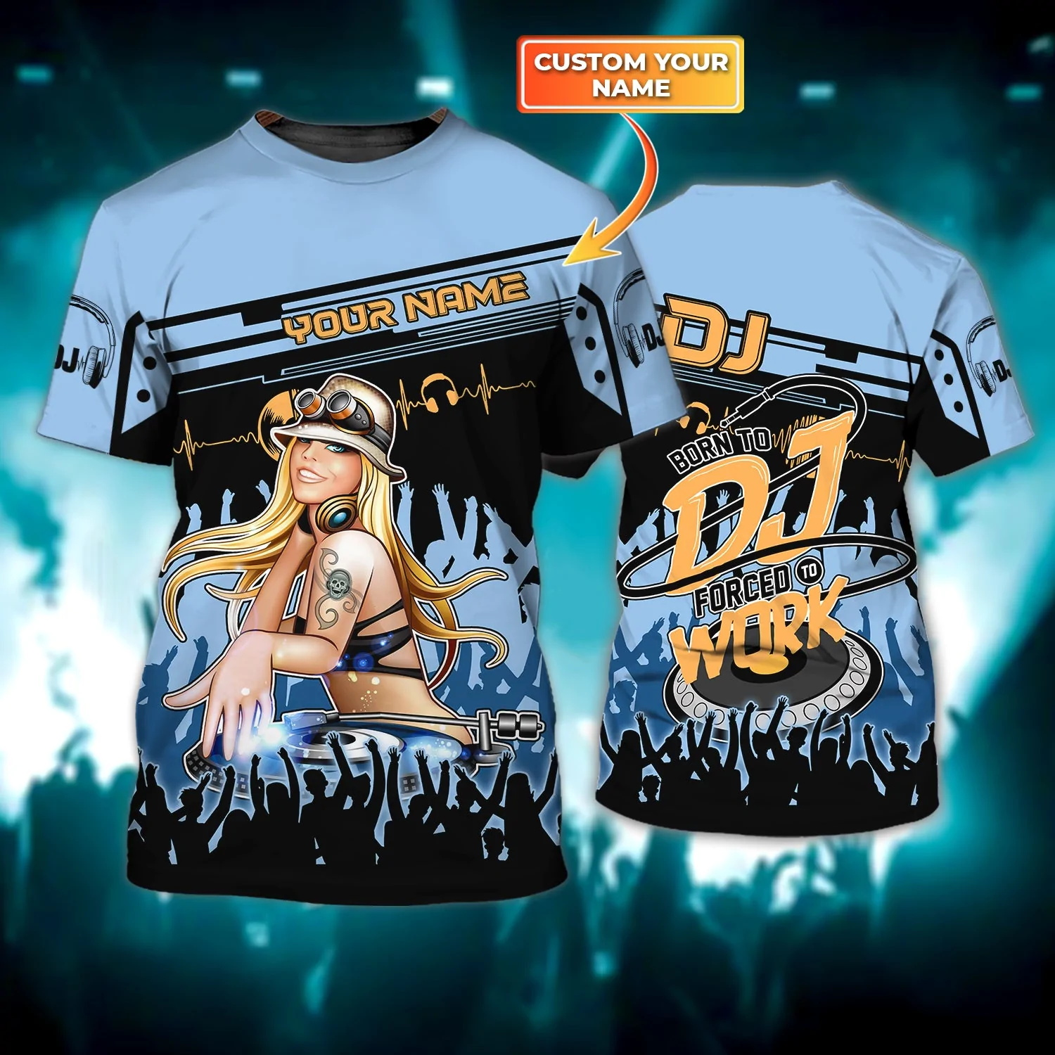 Newest Summer Men's T-shirt DJ - Summer Clothing Name avaliação e preço
