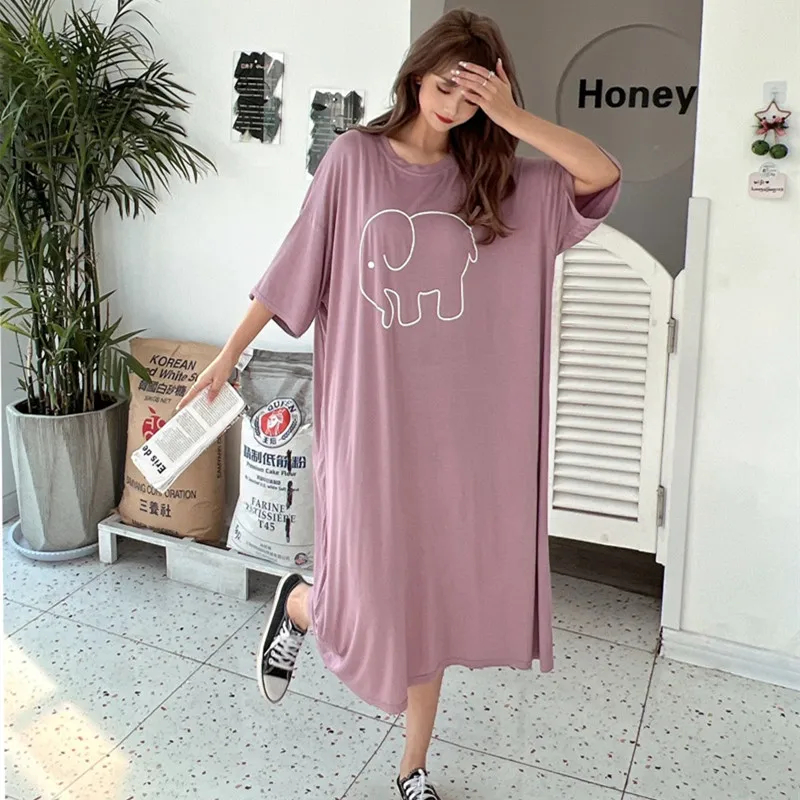 Plus Size Summer Cartoon Eleph - Summer Nights Clothing avaliação e preço