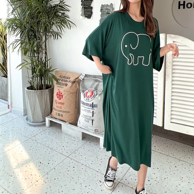 Plus Size Summer Cartoon Eleph - Summer Nights Clothing avaliação e preço
