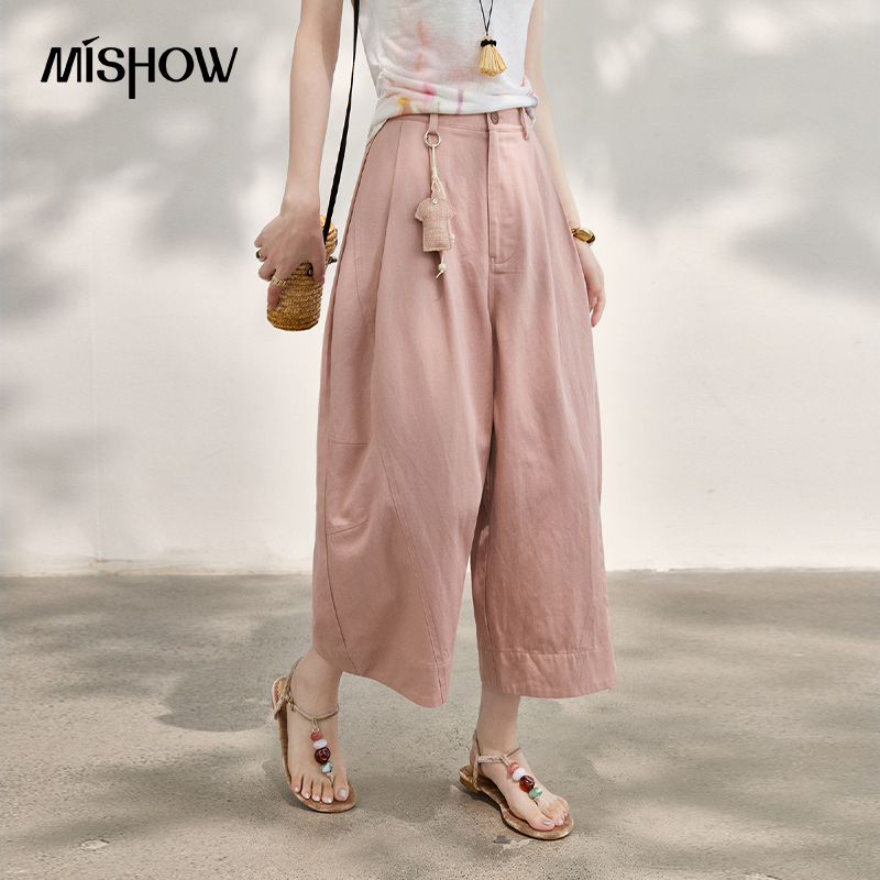 MISHOW Fashion Pink Elegant Dr - Palazzo Pant Wide avaliação e preço