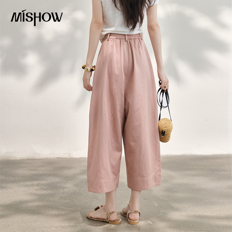 MISHOW Fashion Pink Elegant Dr - Palazzo Pant Wide avaliação e preço