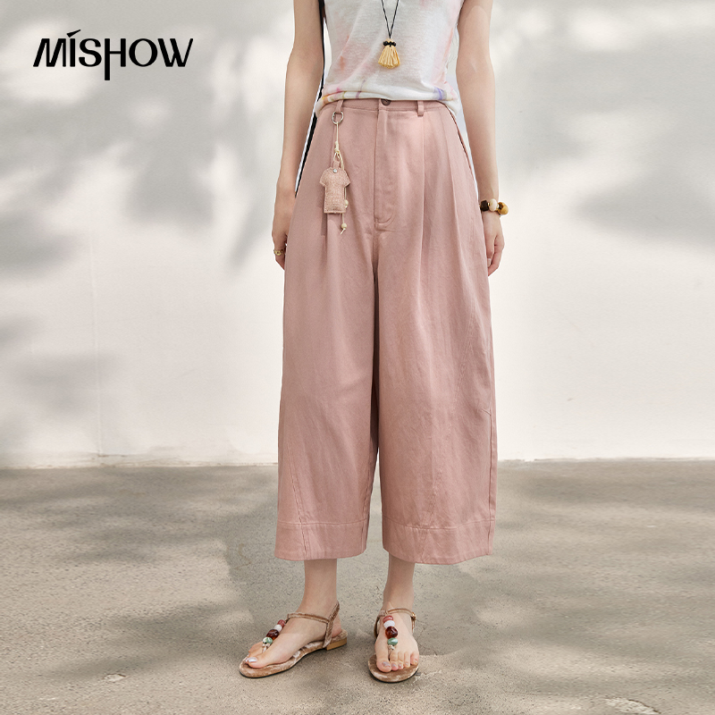MISHOW Fashion Pink Elegant Dr - Palazzo Pant Wide avaliação e preço