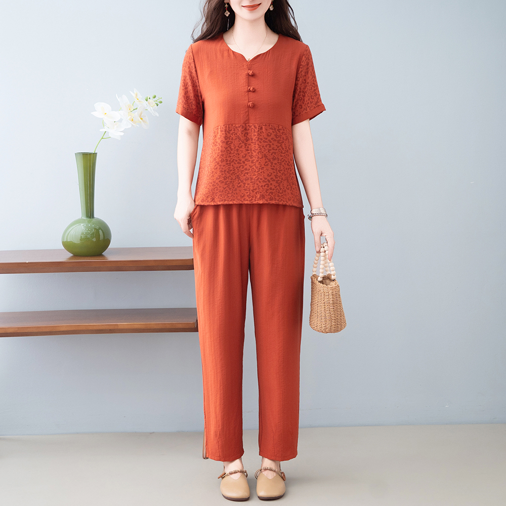 Middle-Aged And Elderly Women' - Summer Clothing For 60 Year Old Woman avaliação e preço