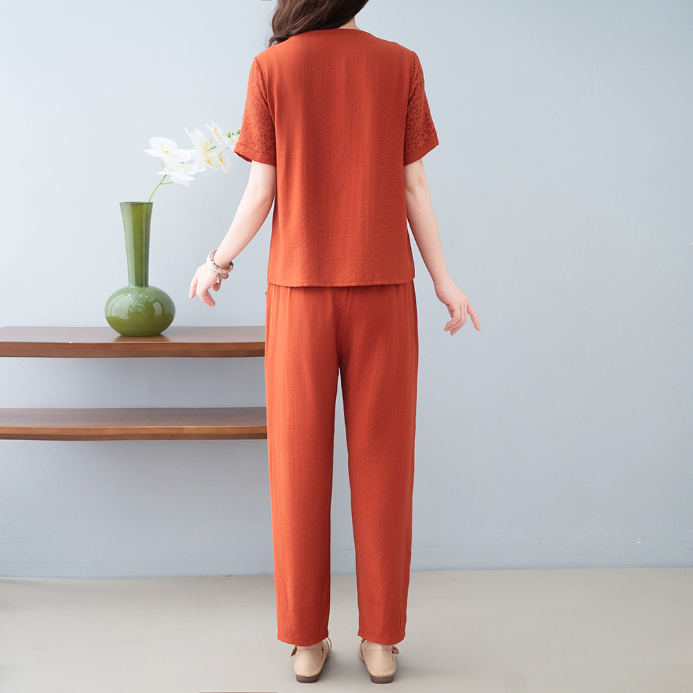 Middle-Aged And Elderly Women' - Summer Clothing For 60 Year Old Woman avaliação e preço