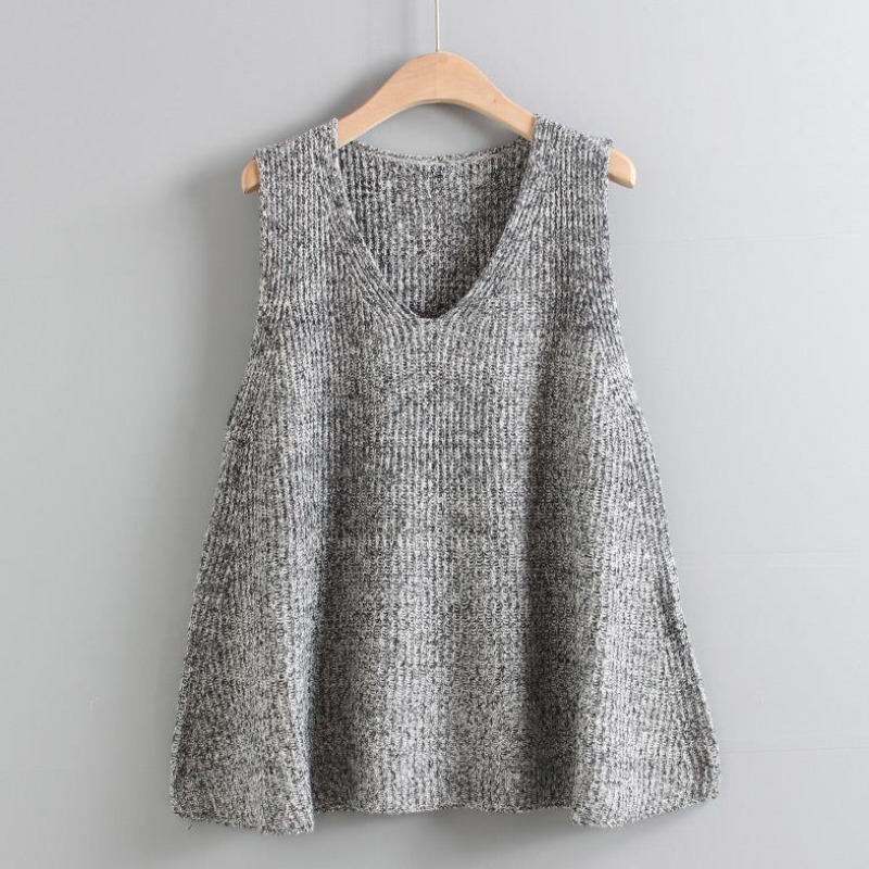 Loose Sweater Vest for Women F - Summer Clothing Young Women avaliação e preço