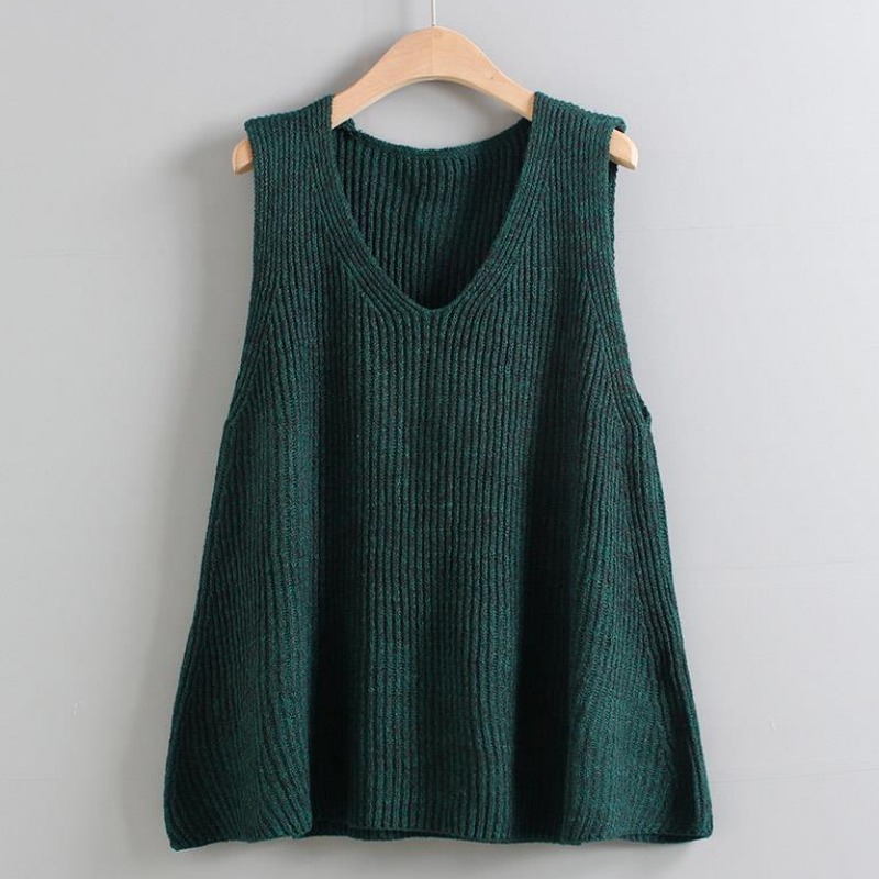Loose Sweater Vest for Women F - Summer Clothing Young Women avaliação e preço