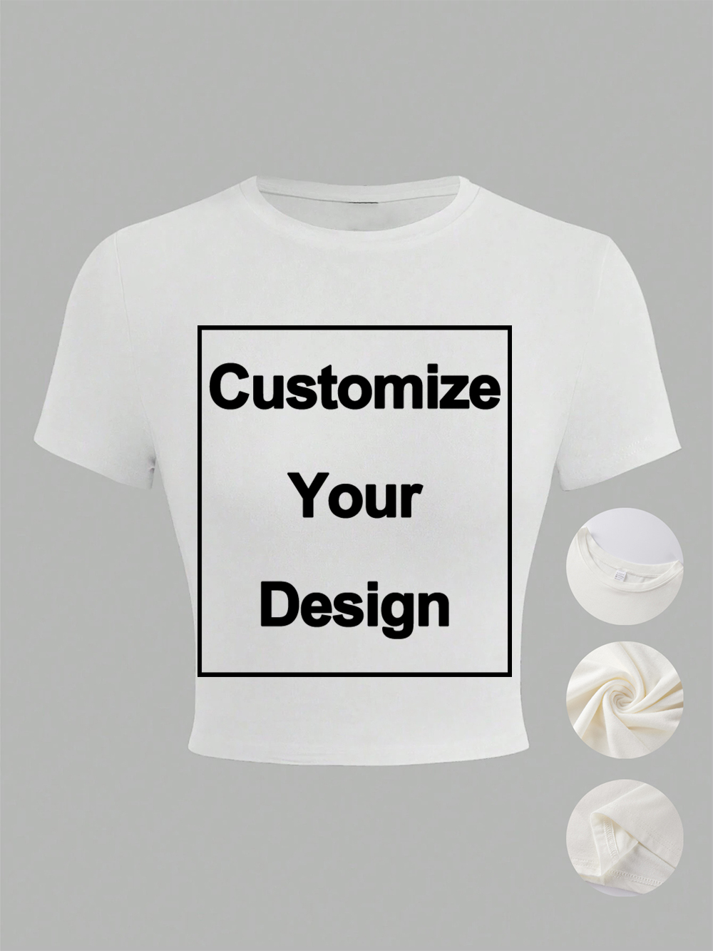 Custom Womens Cotton Crop Tops - Summer Clothing Bundle avaliação e preço