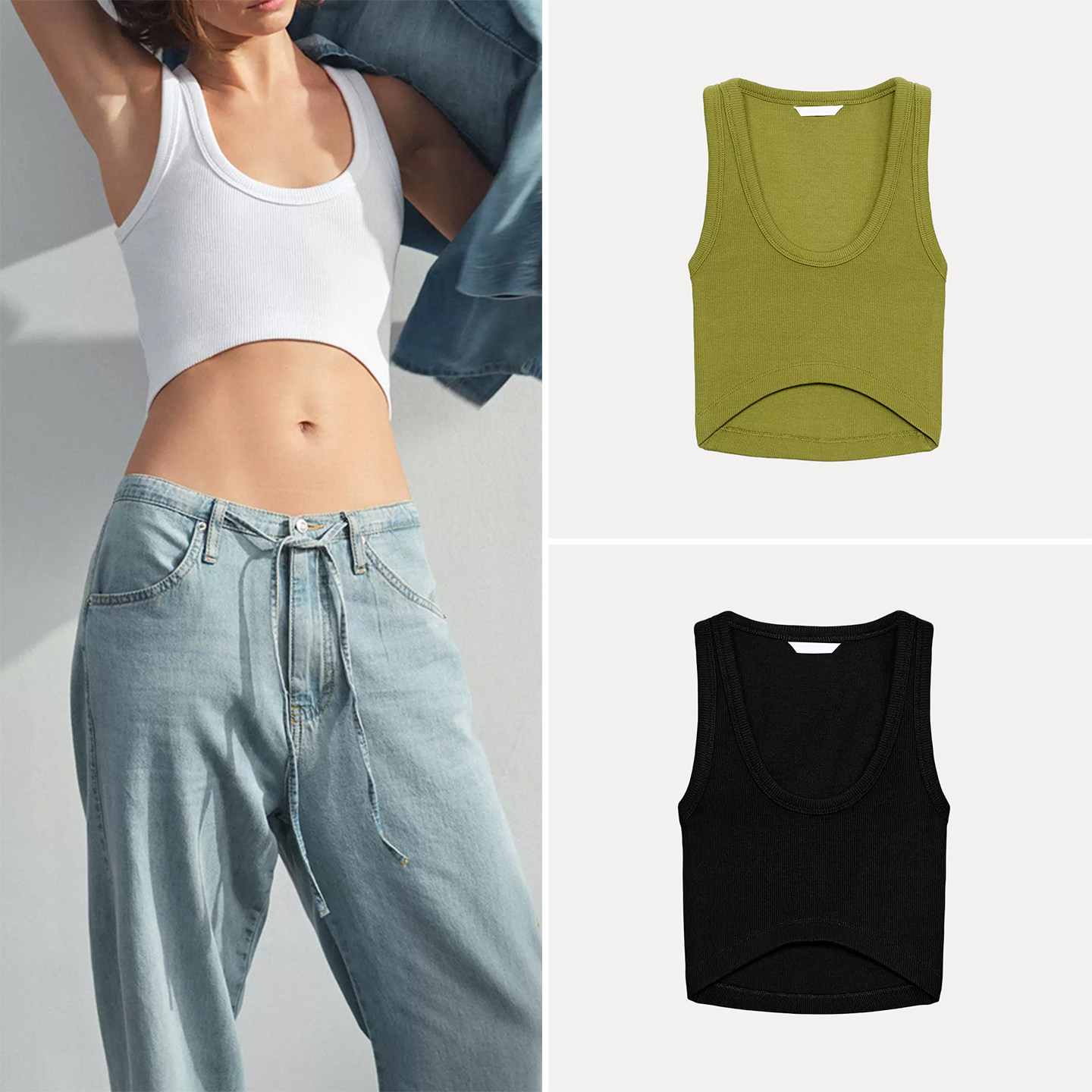Fashionable Sleeveless round N - Summer Clothing Options avaliação e preço