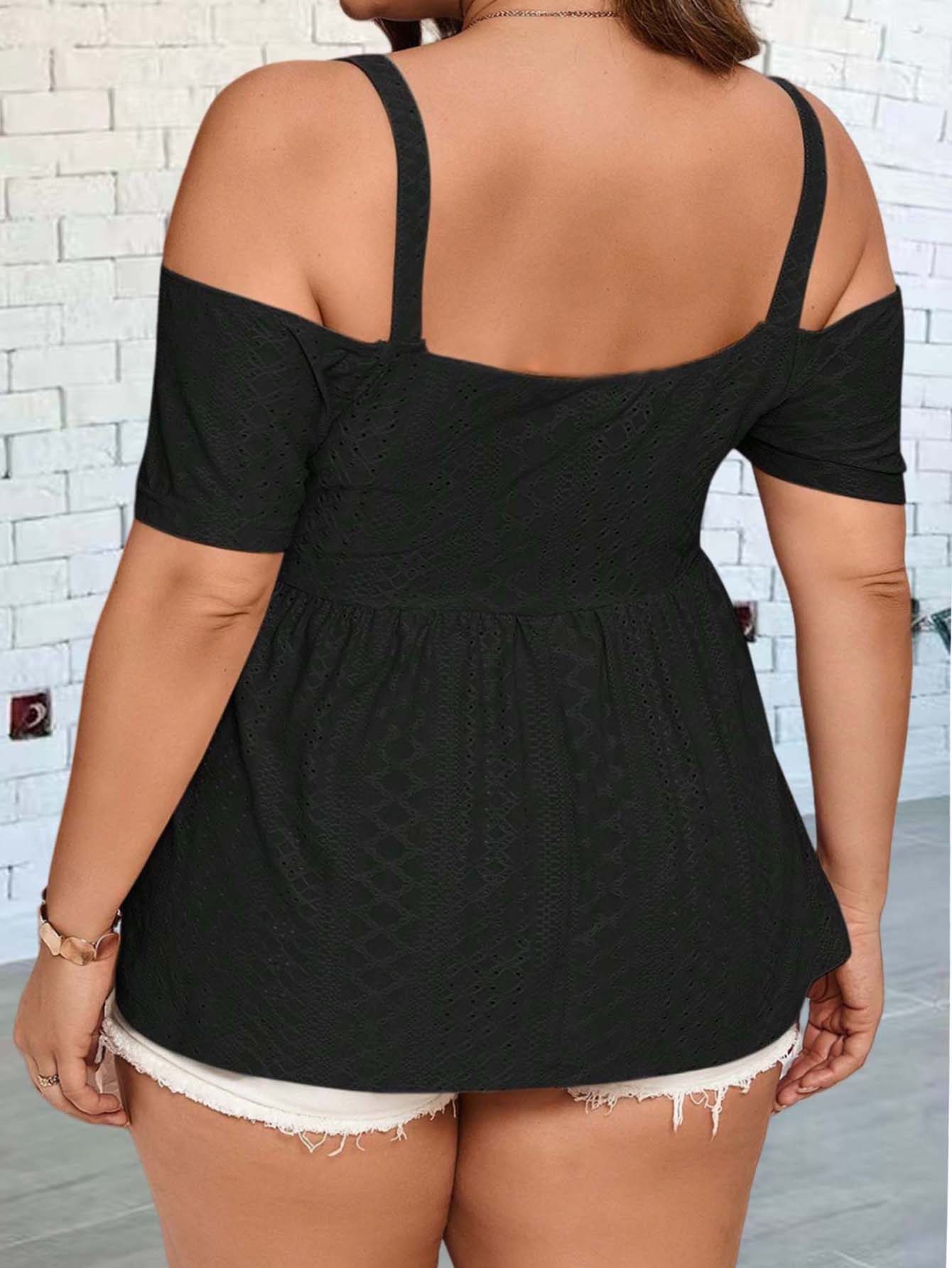 Elegant off-shoulder vest suit - Summer Upf Clothing avaliação e preço