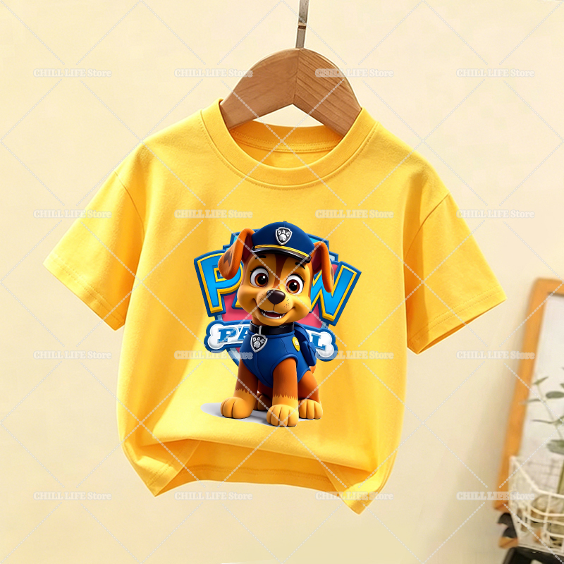 Paw Patrols Children T Shirt C - Summer Dog Clothing avaliação e preço