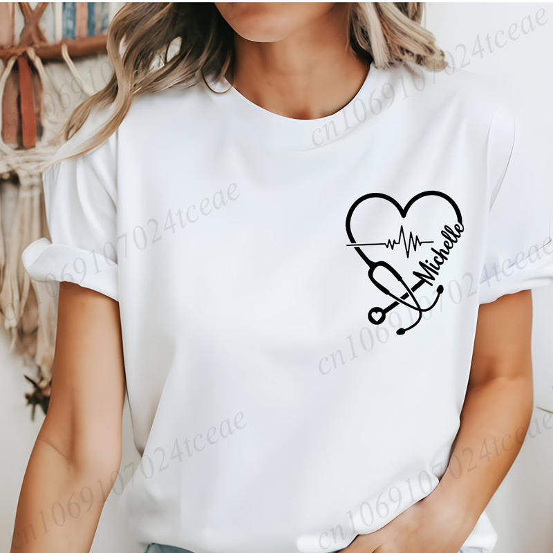 Custom Nurse Personalized Shir - Summer Clothing Name avaliação e preço