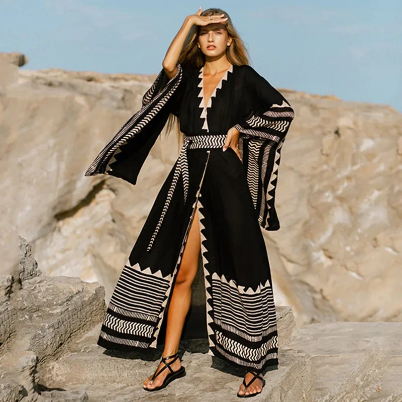 Cover-ups Kimono Beach Outfits - Summer Nights Clothing avaliação e preço