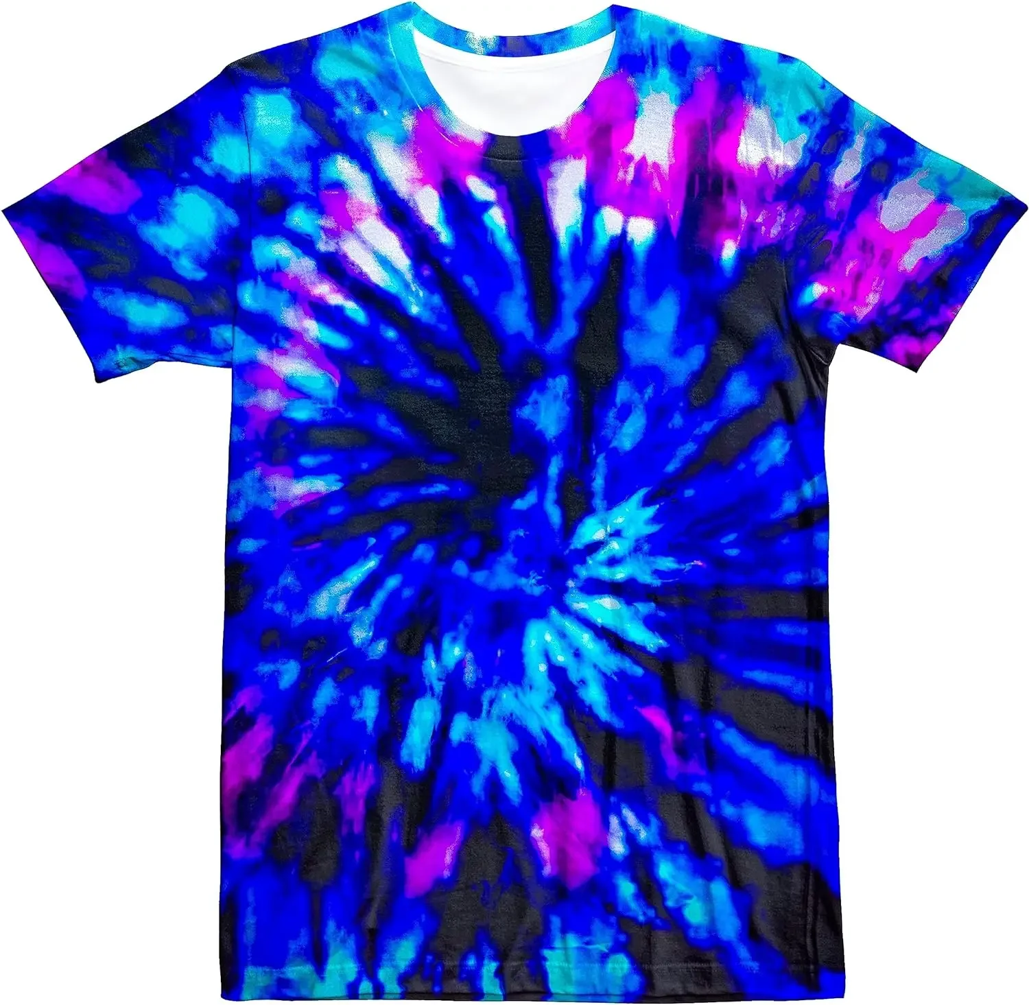Unisex Retro Tie Dye t shirt f - Summer Clothing For 60 Year Old Woman avaliação e preço