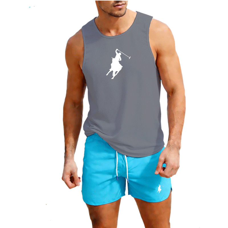 European Men Summer Vest and S - Summer Outdoor Clothing avaliação e preço