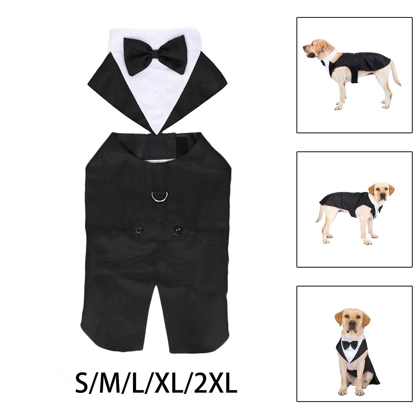 Pet Dog Tuxedo Costume with Co - Summer Dog Clothing avaliação e preço
