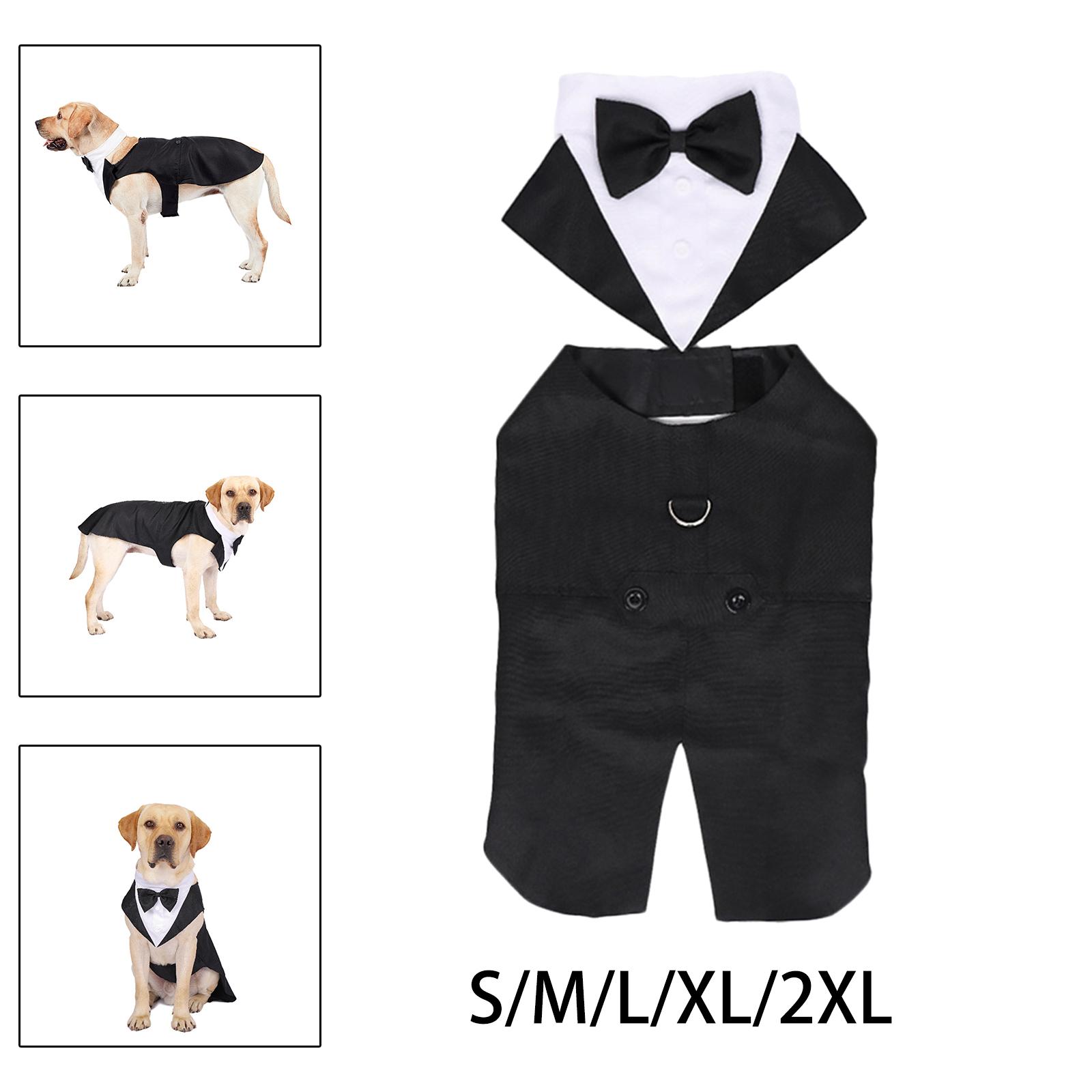 Pet Dog Tuxedo Costume with Co - Summer Dog Clothing avaliação e preço