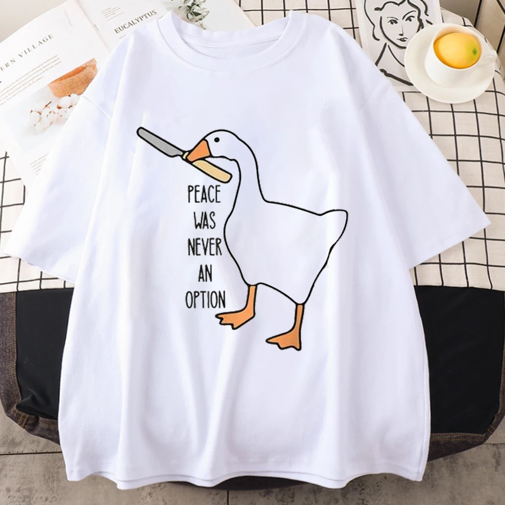 Goose Peace Was Never An Optio - Summer Clothing Options avaliação e preço