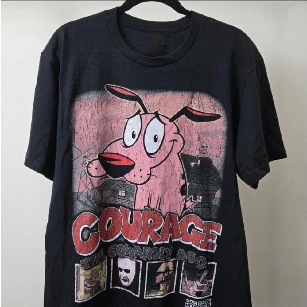 Summer Vintage Courage The Cow - Summer Clothing Cartoon avaliação e preço
