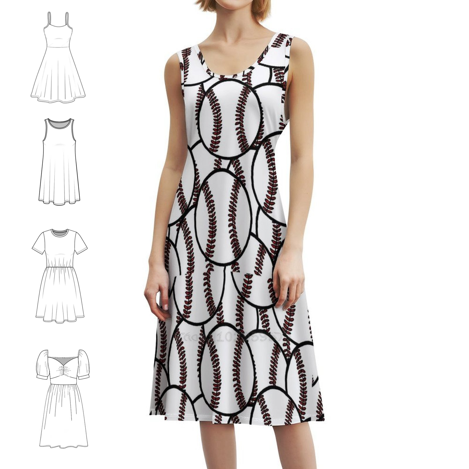 Baseball Vintage Bohemian Dres - Summer Clothing Options avaliação e preço