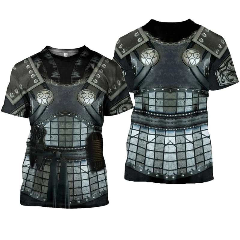 Knights Templar Graphic T-shir - Summer Knights Clothing avaliação e preço