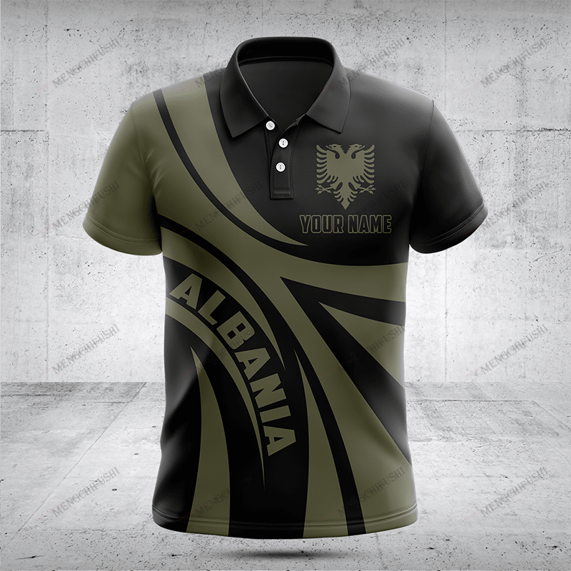 Custom Name Albania Flag Graph - Summer Clothing Name avaliação e preço