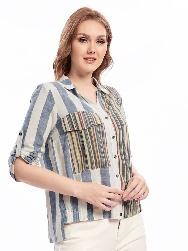 Womens plus size woven lapel s - Summer Clothing For 60 Year Old Woman avaliação e preço