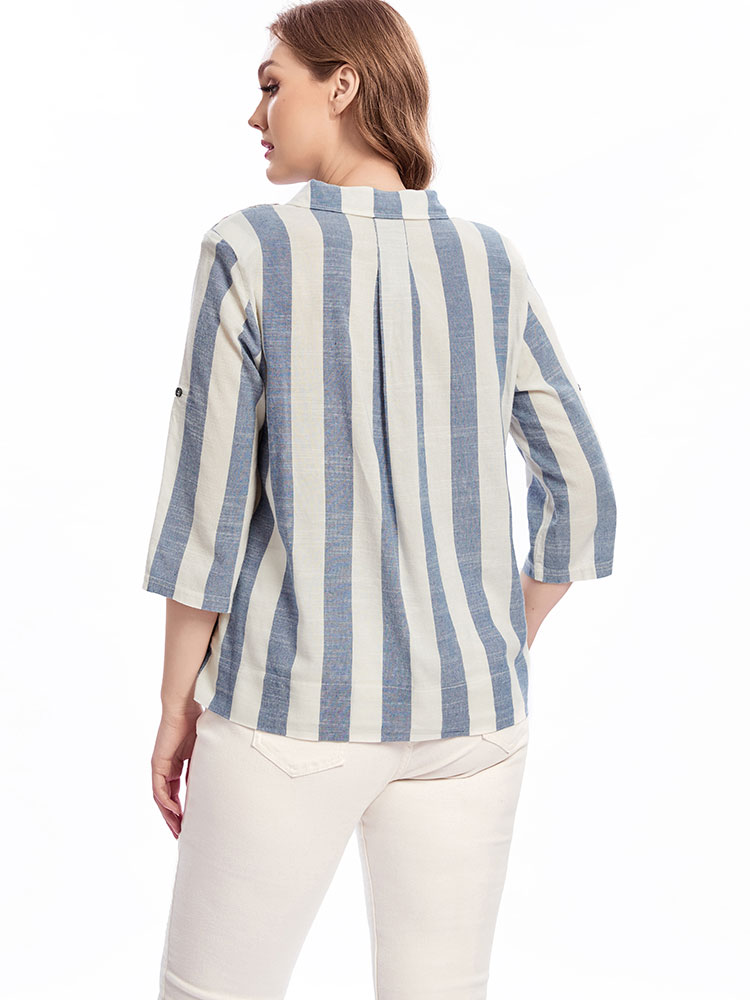 Womens plus size woven lapel s - Summer Clothing For 60 Year Old Woman avaliação e preço