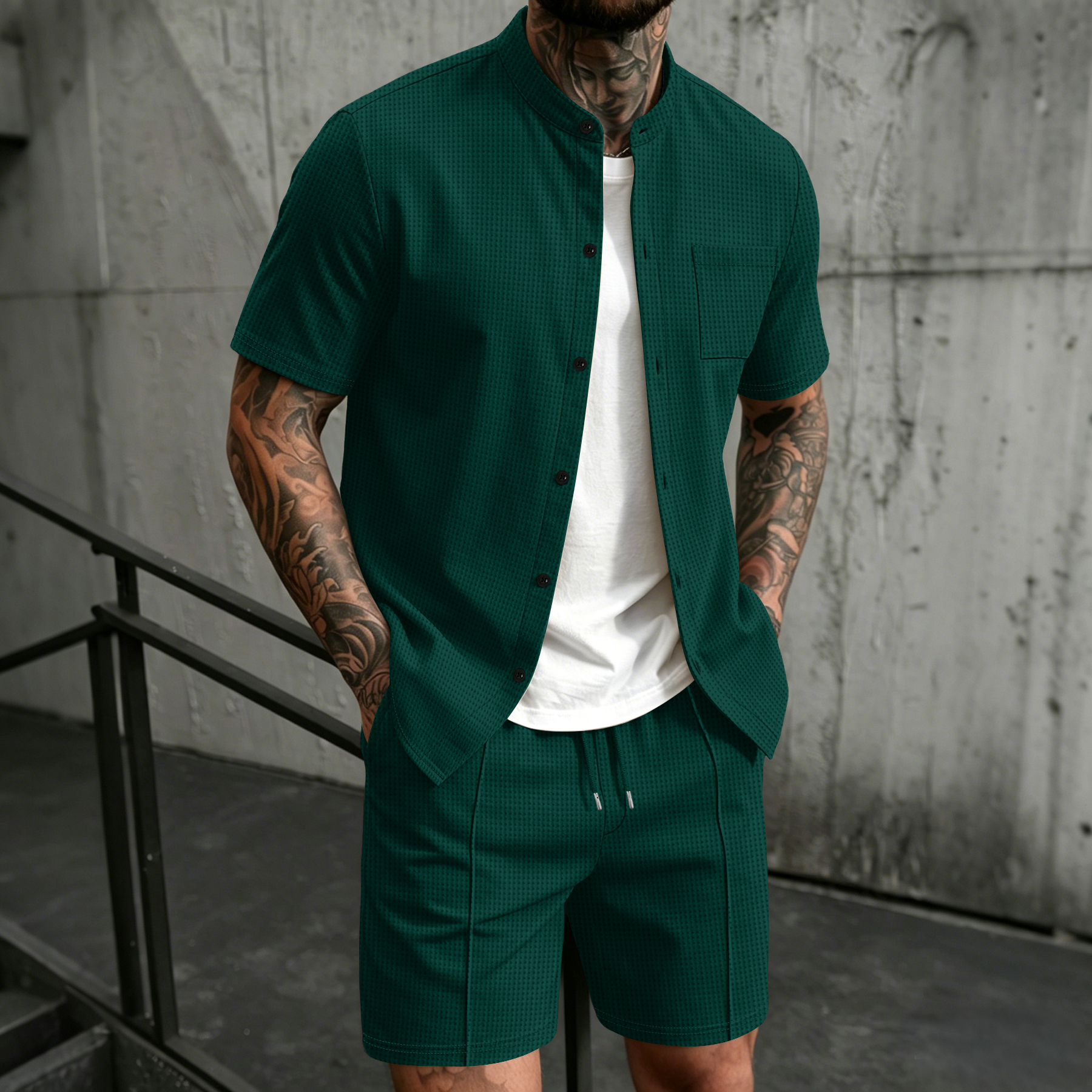 Men's 2 Piece Outfit, Stand Co - Summer Clothing Trends avaliação e preço