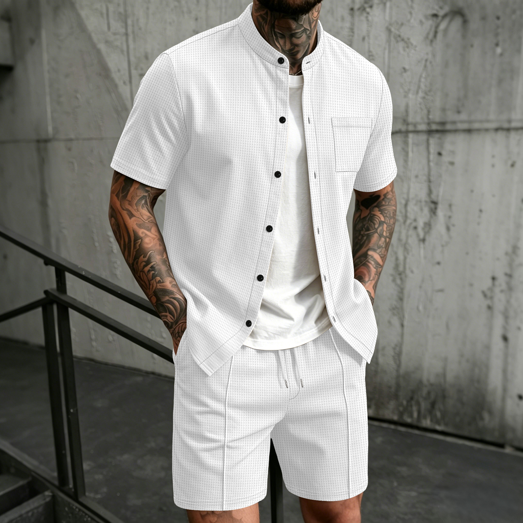 Men's 2 Piece Outfit, Stand Co - Summer Clothing Trends avaliação e preço