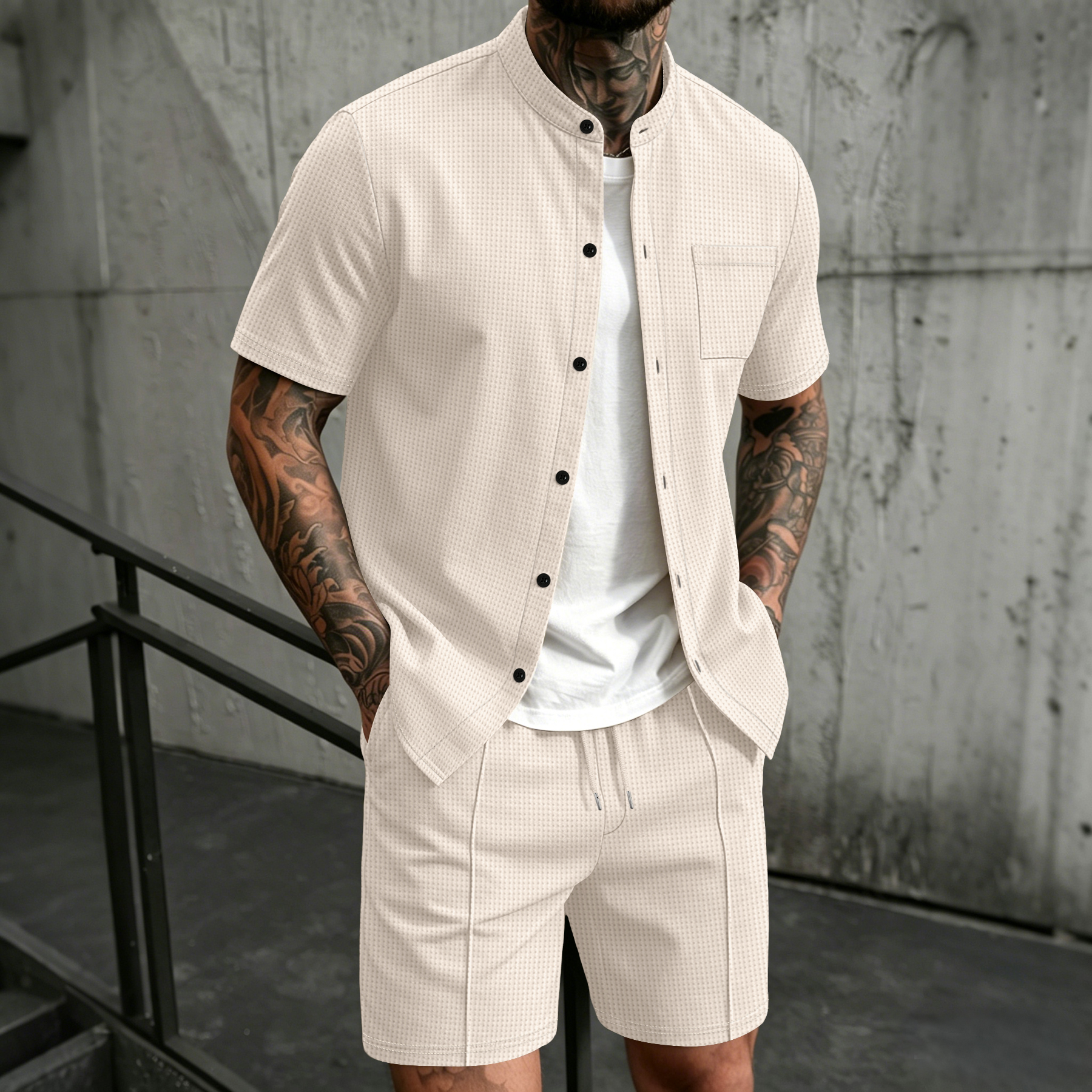 Men's 2 Piece Outfit, Stand Co - Summer Clothing Trends avaliação e preço