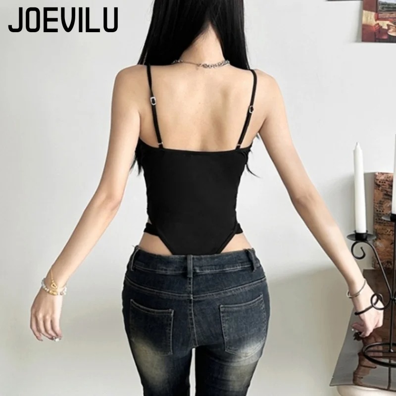Y2K Black Bodysuit Women Hollo - Summer Clothing Bundle avaliação e preço