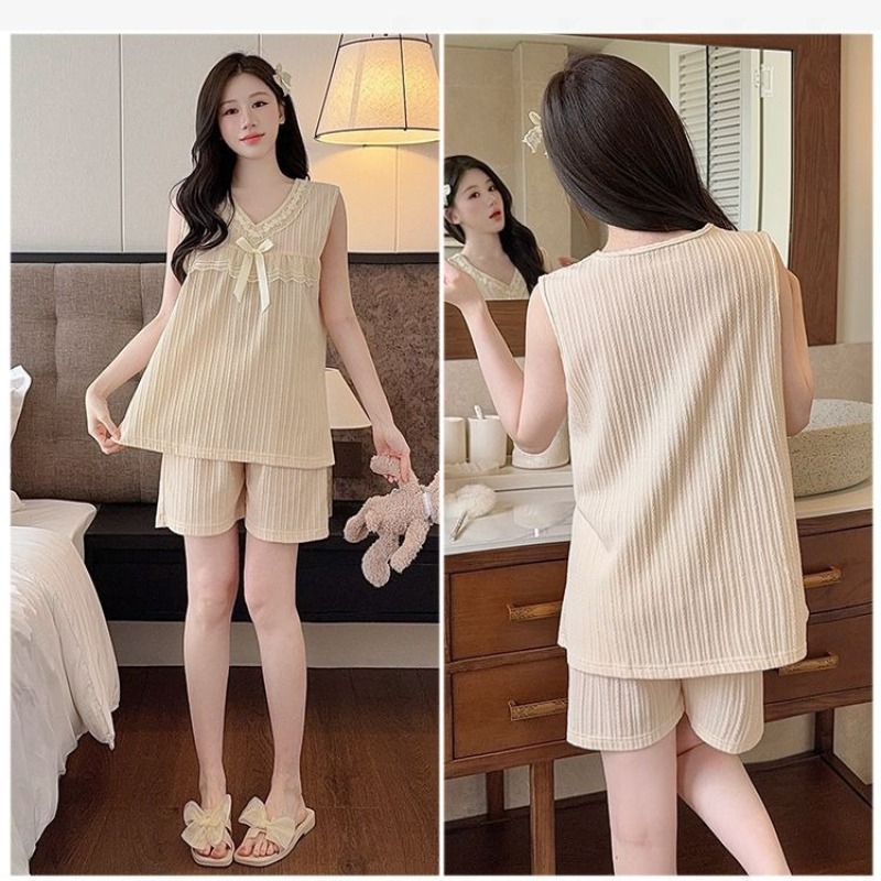 Plus Size Korean Sweet Pajamas - Summer Cloth avaliação e preço